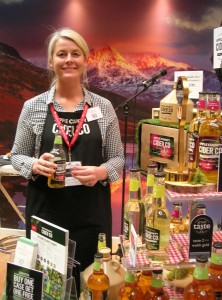 Steph on Apple County Food & Drink Expo stand